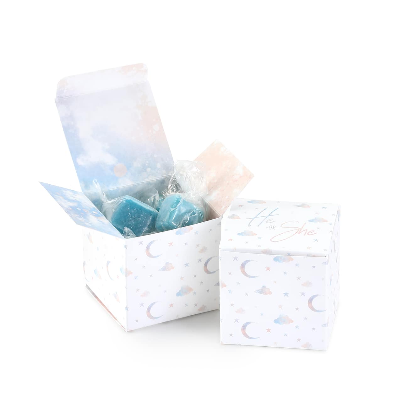 Hortense B. Hewitt Co. Moon &#x26; Stars Baby Shower Favor Boxes, 25ct.